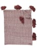 Ethnical Life Plaid rood - (L)150 x (B)120 cm