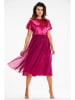 Awama Kleid in Fuchsia