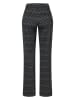 MAC Spodnie "Chiara" w kolorze czarno-szarym