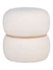 House Nordic Pouf in Creme - (H)41 cm