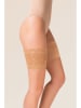 Gabriella Opaski na uda "Lace" w kolorze beżowym - 50 DEN