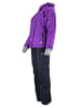 Peak Mountain 2-delige ski-/snowboardoutfit "Avim" zwart/paars