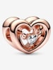 Pandora Rosévergulde bead met zirkonia