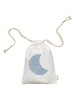 FABELAB Geschenkbeutel "Moon" in Creme in Weiß - (B)23 x (H)34 cm