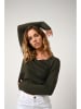AUTHENTIC CASHMERE Kaschmir-Pullover "Galise" in Khaki