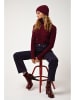 AUTHENTIC CASHMERE Kaschmir-Rollkragenpullover "Bise" in Bordeaux