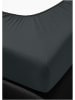 Bierbaum Mako-Satin Spannbettlaken in Schwarz