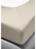Bierbaum Biber-Spannbettlaken in Beige