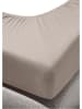 Bierbaum Biber-Spannbettlaken in Beige