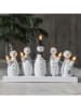 STAR Trading Vensterlamp "Snowman" wit - (L)46 x (B)28 cm