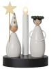STAR Trading Ledvensterlamp "Christmas Joy" wit - (L)21 x (B)16 cm
