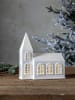 STAR Trading LED-Dekofigur "Vinter" in Weiß - (L)20,5 x (B)19,5 cm