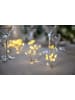 STAR Trading LED-Lichterkette "Dew Drop Flower" in Warmweiß - (L)140 cm