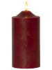 STAR Trading Ledkaars "Vlam" rood - (H)17 cm