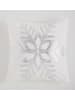 Mint Rugs Poszewka "Christmas Neige" w kolorze biało-srebrnym na poduszkę