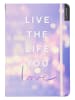 ars edition Notizbuch "Live the life you love" in Lila - A5