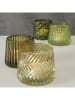 Boltze 4-delige set: theelichthouders "Sabena" groen - (H)7 cm