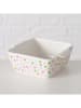Boltze 2-delige set: ovenschalen "Holy" wit/meerkleurig - (B)12 x (H)10 cm