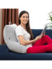 InnovaGoods Leeskussen grijs - (B)45 x (H)90 x (D)20 cm