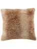 J Line Kissen in Hellbraun/ Creme - (L)43 x (B)42 cm