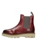 MELVIN & HAMILTON Leder-Chelsea-Boots "Megan 3" in Rot/ Grau