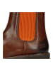 MELVIN & HAMILTON Leder-Chelsea-Boots "Megan 14" in Braun/ Orange