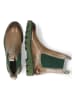 MELVIN & HAMILTON Leder-Chelsea-Boots "Sally 186" in Beige/ Grün