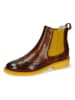 MELVIN & HAMILTON Leren chelseaboots "Selina 29" bruin/geel