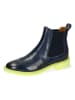 MELVIN & HAMILTON Leder-Chelsea-Boots "Selina 29" in Dunkelblau/ Gelb