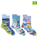 Spox Sox 3er-Set: Socken in Blau/ Grün