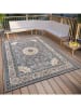 Hanse Home Indoor-/ Outdoor-Teppich "Kadi" in Hellblau/ Creme