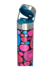 Eigenart Edelstahl-Teeflasche "Leeza - Cheerful" in Pink/ Blau - 500 ml