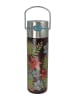 Eigenart Roestvrijstalen theefles "Leeza - Rustic Flower" zwart/meerkleurig - 500 ml