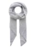 Zwillingsherz Schal in Hellgrau - (L)185 x (B)110 cm - (L)185 x (B)110 cm