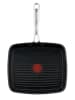 Tefal Patelnia grillowa "Jo Cooks Classic" w kolorze czarnym - 23 x 27 cm