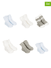 Le Petit Garçon 6er-Set: Socken in Grau/ Hellblau/ Weiß