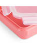 Emsa 2er-Set: Frischhaltedosen "Clip & Close - Color Ed." in Koralle - 550 ml
