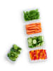 Emsa 5er-Set: Frischhaltedosen "Clip & Close" in Blau - 800 ml