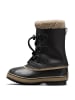 Sorel Leder-Winterstiefel "Yoot Pac" in Schwarz