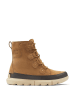 Sorel Leder-Boots "Explorer" in Camel