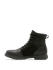 Sorel Leder-Boots "Carson" in Schwarz