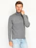C& Jo Rollkragenpullover in Grau