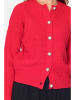 C& Jo Kardigan w kolorze czerwonym