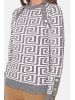 C& Jo Sweter w kolorze szaro-białym