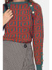 C& Jo Pullover in Rot/ Grün