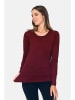 C& Jo Sweter w kolorze bordowym