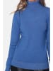 C& Jo Rollkragenpullover in Blau