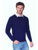 William de Faye Pullover in Dunkelblau