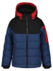 Icepeak Doorgestikte jas "Latta" donkerblauw/zwart/rood
