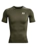 Under Armour Koszulka sportowa "HG Armour Comp" w kolorze khaki